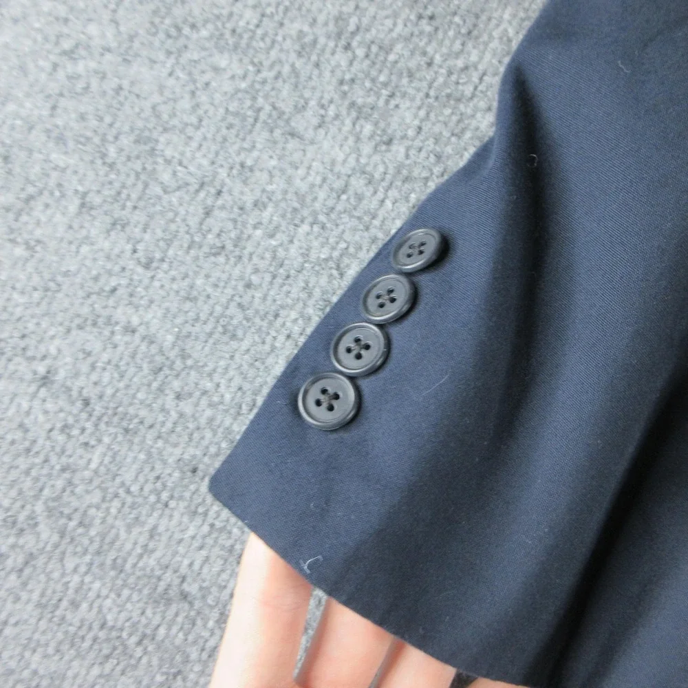 Perlis Suit Mens 48XL Blue Blazer Sport Coat 42x34 Pants 2 Button Career